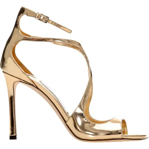 Golden Azia Sandals , female, Sizes: 3 UK, 6 UK, 4 1/2 UK, 5 UK, 6 1/2 UK, 4 UK - Jimmy Choo - Modalova