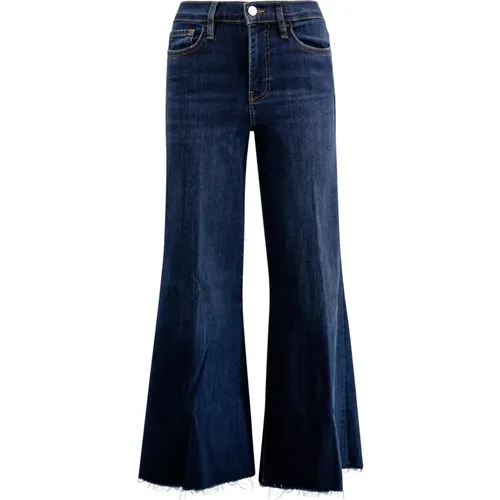 Wide Leg Denim Trousers , female, Sizes: W25 - Frame - Modalova
