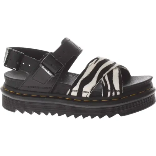 Zebra Hair Sandalen , Damen, Größe: 38 EU - Dr. Martens - Modalova