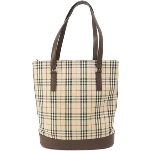 Pre-owned Canvas totes , female, Sizes: ONE SIZE - Burberry Vintage - Modalova