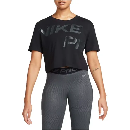 Kurzarm Dri-Fit T-Shirt Damen , Damen, Größe: XS - Nike - Modalova