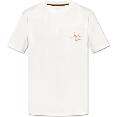 T-Shirt mit Logo , Herren, Größe: L - Paul Smith - Modalova