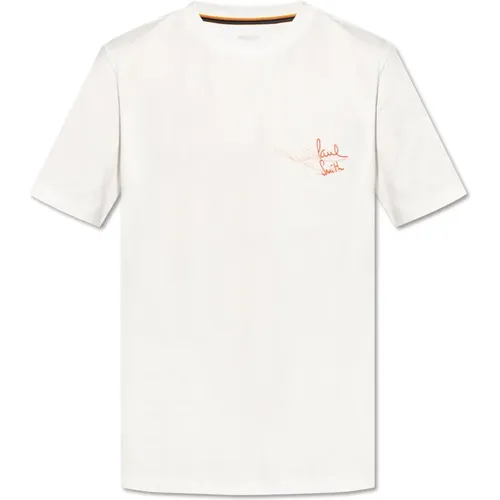 T-Shirt mit Logo , Herren, Größe: M - Paul Smith - Modalova