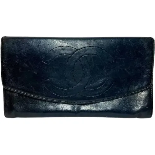Pre-owned Clutches, female, , Size: ONE SIZE Pre-owned Leather Wallet - Chanel Vintage - Modalova