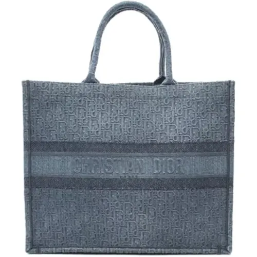 Pre-owned Tote Bags, female, , Size: ONE SIZE Pre-owned Denim totes - Dior Vintage - Modalova