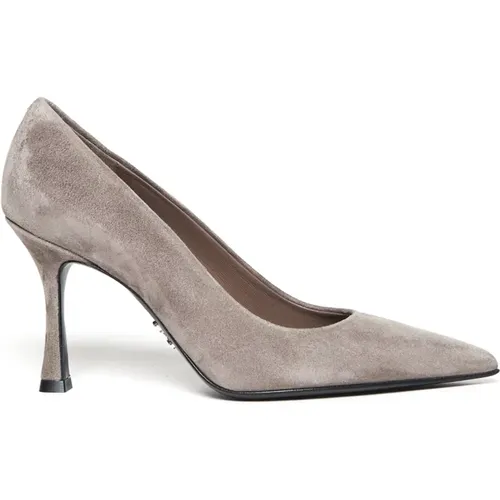 Pumps, female, , Size: 10 US Suede Decolleté Diva5 Shoes - Sergio Levantesi - Modalova