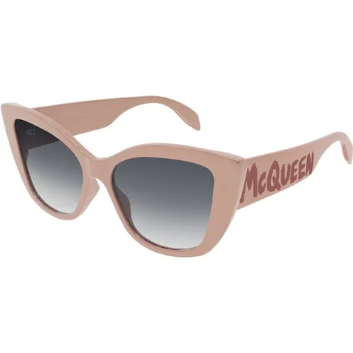 Stylische Sonnenbrille für modebewusste Frauen , Damen, Größe: 54 MM - alexander mcqueen - Modalova
