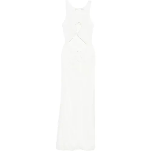 Summer Dresses, female, , Size: XS V-Neck Sleeveless Draped Dress - Christopher Esber - Modalova