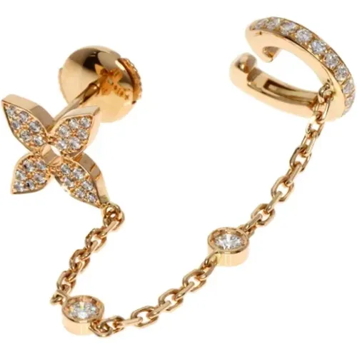 Pre-owned Jewellery, female, , Size: ONE SIZE Pre-owned Rose Gold earrings - Louis Vuitton Vintage - Modalova