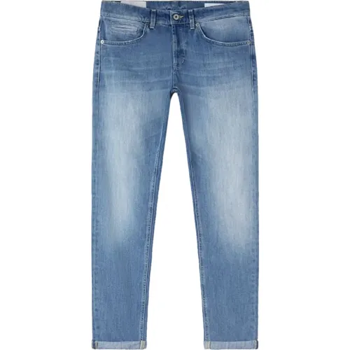 Blaue Denim Jeans , Herren, Größe: W30 - Dondup - Modalova