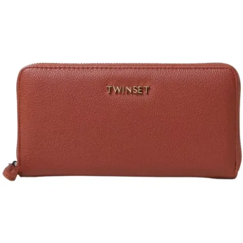 Square Design Continental Wallet , female, Sizes: ONE SIZE - Twinset - Modalova