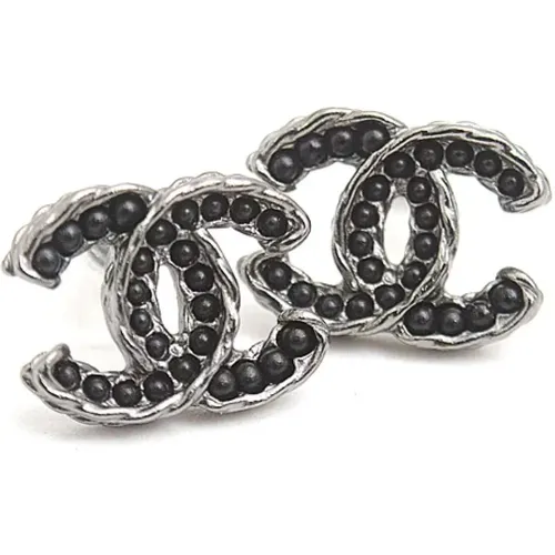 Pre-owned Jewellery, female, , Size: ONE SIZE Pre-owned Metal earrings - Chanel Vintage - Modalova