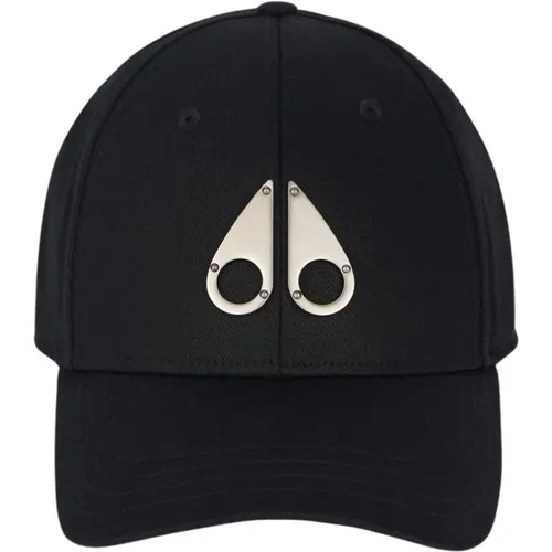 Caps, male, , Size: ONE SIZE Metallic Logo Baseball Cap - Moose Knuckles - Modalova