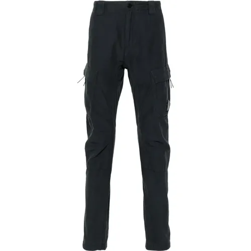 Cargo Trousers Lens Motif , male, Sizes: L, M, S - C.P. Company - Modalova