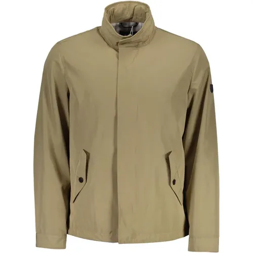 Light Jackets, male, , Size: S Sporty Jacket Long Sleeve Zip - Gant - Modalova