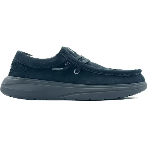 Schwarze flache Schuhe Modell Wendy - Hey Dude - Modalova