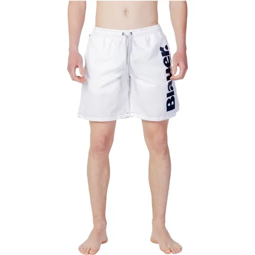 Men`s Beach Swimwear - Logo 23Sblun02467 , male, Sizes: L, 2XL, S, M, XL - Blauer - Modalova