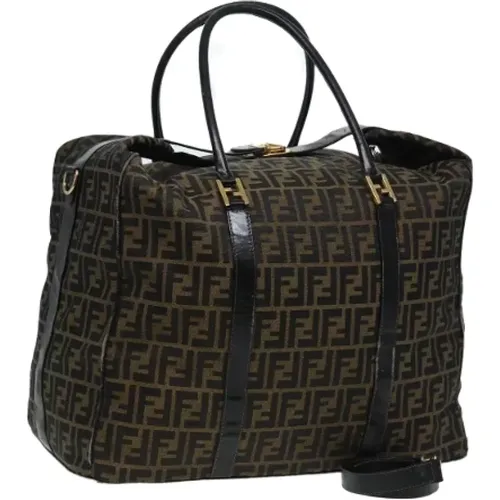 Pre-owned Weekend Bags, female, , Size: ONE SIZE Pre-owned Canvas travel-bags - Fendi Vintage - Modalova