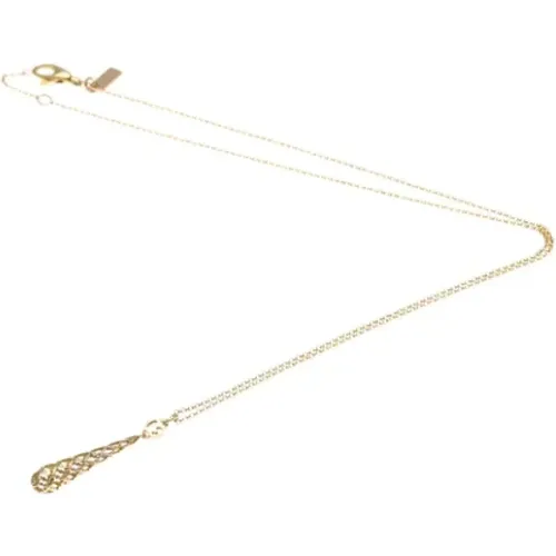 Pre-owned Jewellery, female, , Size: ONE SIZE Pre-owned Rose Gold necklaces - Gucci Vintage - Modalova