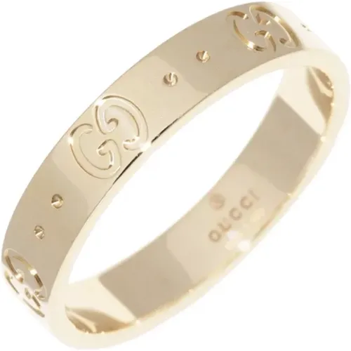 Pre-owned Jewellery, female, , Size: ONE SIZE Pre-owned Metal rings - Gucci Vintage - Modalova