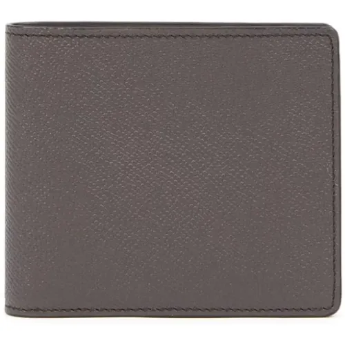 Wallets & Cardholders, male, , Size: ONE SIZE Textured Leather Billfold Wallet - Maison Margiela - Modalova