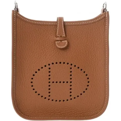 Pre-owned Cross Body Bags, female, , Size: ONE SIZE Pre-owned Leather shoulder-bags - Hermès Vintage - Modalova