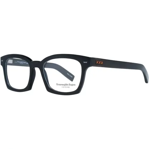 Schwarze Trapezium Optische Brillen - Ermenegildo Zegna - Modalova