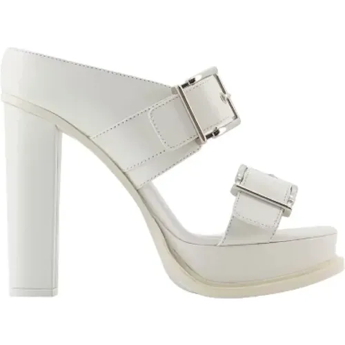 Leather sandals , female, Sizes: 6 UK, 3 UK, 4 UK, 4 1/2 UK, 5 UK, 5 1/2 UK - alexander mcqueen - Modalova