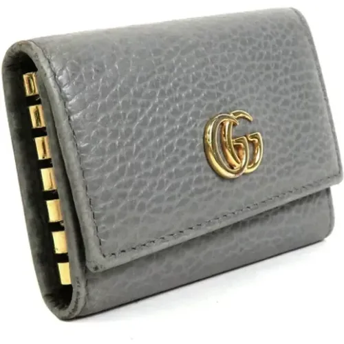 Pre-owned Leather Gucci Key Pouch , female, Sizes: ONE SIZE - Gucci Vintage - Modalova
