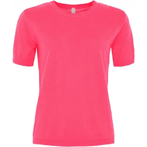 Soft Cotton T-Shirt in Various Colors , female, Sizes: L, M - Skovhuus - Modalova