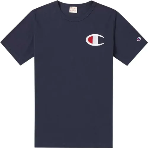 Reverse Weave Chest C T-shirt , male, Sizes: L, XL - Champion - Modalova