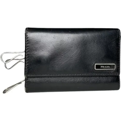 Pre-owned Accessories, unisex, , Size: ONE SIZE Pre-owned Vintage Leather Key-holder - Prada Vintage - Modalova