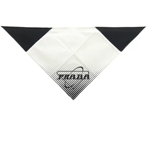 Pre-owned Scarves, female, , Size: ONE SIZE Pre-owned Cotton scarves - Prada Vintage - Modalova