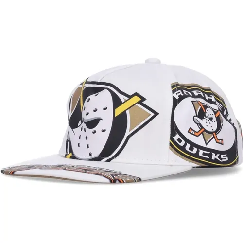 NHL In Your Face Deadstock Cap , male, Sizes: ONE SIZE - Mitchell & Ness - Modalova