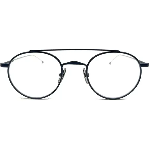 Blaue Optische Brillen für Männer , Herren, Größe: 49 MM - Thom Browne - Modalova