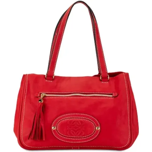 Pre-owned Tote Bags, female, , Size: ONE SIZE Pre-owned Leather shoulder-bags - Loewe Pre-owned - Modalova