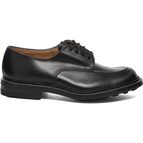 Schwarze Lace-up Derby Schuhe - Tricker's - Modalova