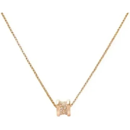 Pre-owned Jewellery, female, , Size: ONE SIZE Pre-owned Rose Gold necklaces - Bvlgari Vintage - Modalova