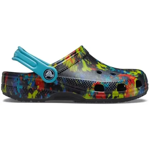 Bunte Tie Dye Kinder Clogs Crocs - Crocs - Modalova