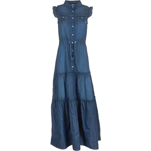 Denim Dress Collection Pv2023 , female, Sizes: S - Fracomina - Modalova