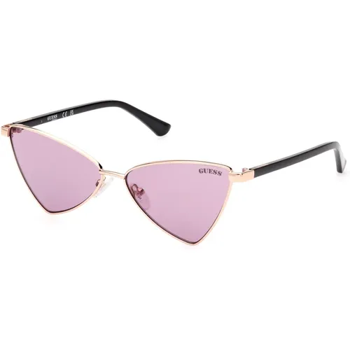 Stylische Sonnenbrille , Damen, Größe: 55 MM - Guess - Modalova