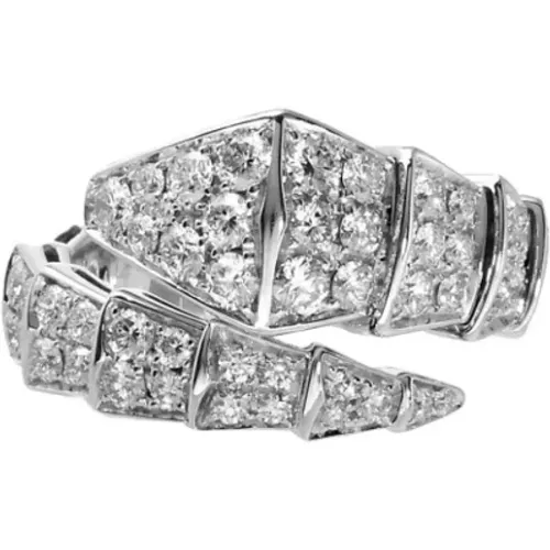 Pre-owned Jewellery, female, , Size: ONE SIZE Pre-owned White Gold rings - Bvlgari Vintage - Modalova