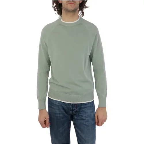 Round-Neck Knitwear Sweater , male, Sizes: L, S - Eleventy - Modalova