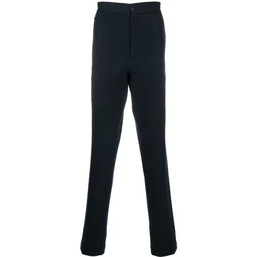 Synthetic Fabric Trousers , male, Sizes: 2XL - Salvatore Ferragamo - Modalova