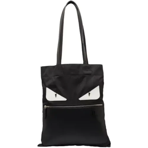 Pre-owned Tote Bags, female, , Size: ONE SIZE Pre-owned Leather totes - Fendi Vintage - Modalova