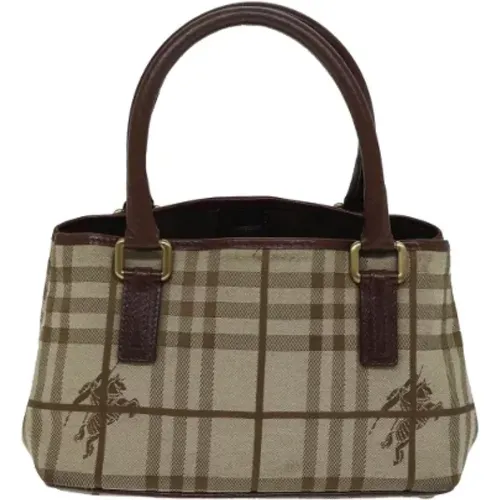 Pre-owned Handbags, female, , Size: ONE SIZE Pre-owned Canvas handbags - Burberry Vintage - Modalova