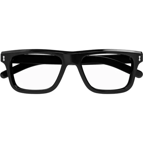 Glasses, male, , Size: 54 MM RivetsLarge Eyeglass Frames - Gucci - Modalova