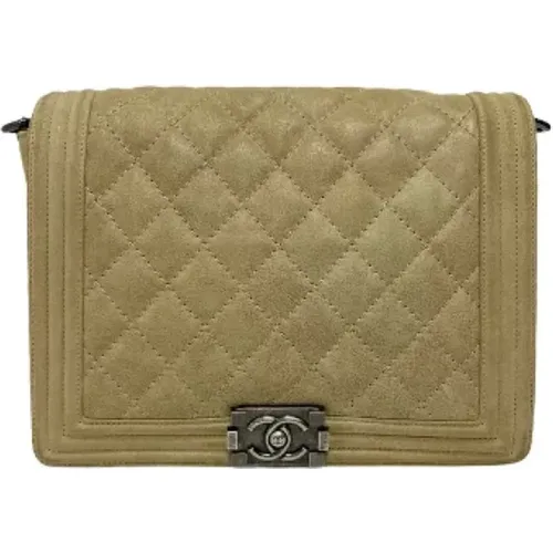 Pre-owned Suede chanel-bags , female, Sizes: ONE SIZE - Chanel Vintage - Modalova