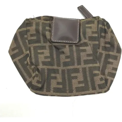 Pre-owned Wallets, female, , Size: ONE SIZE Pre-owned Canvas fendi-bags - Fendi Vintage - Modalova