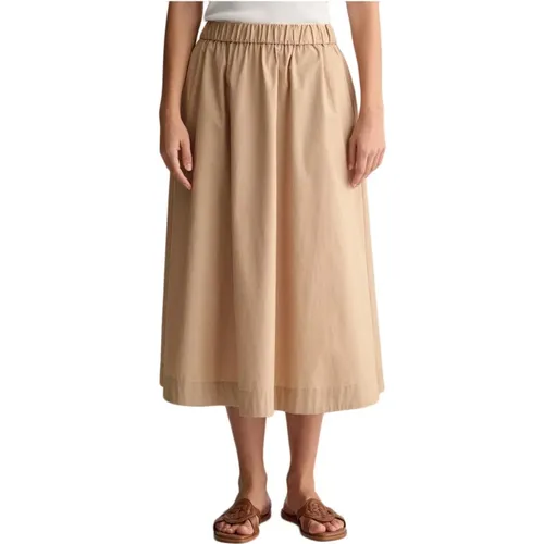 Lightweight Chino Skirt , female, Sizes: L, M - Gant - Modalova